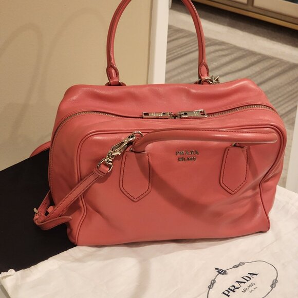 Excellent!! PRADA: Large Inside Tote Bauletto Top handle & Crossbody bag - Picture 7 of 16